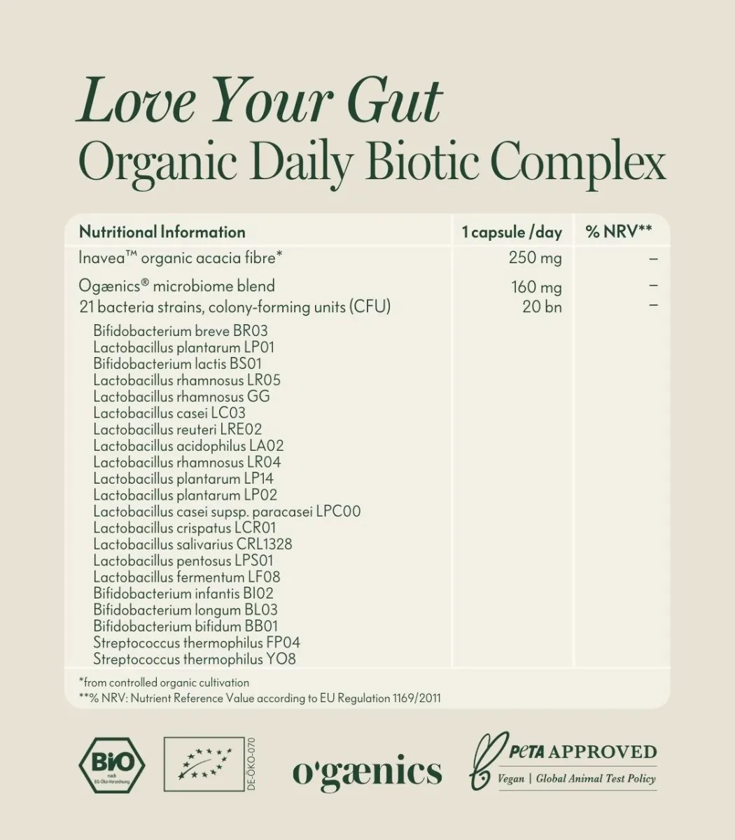 LOVE YOUR GUT DAILY BIOTIC KOMPLEX