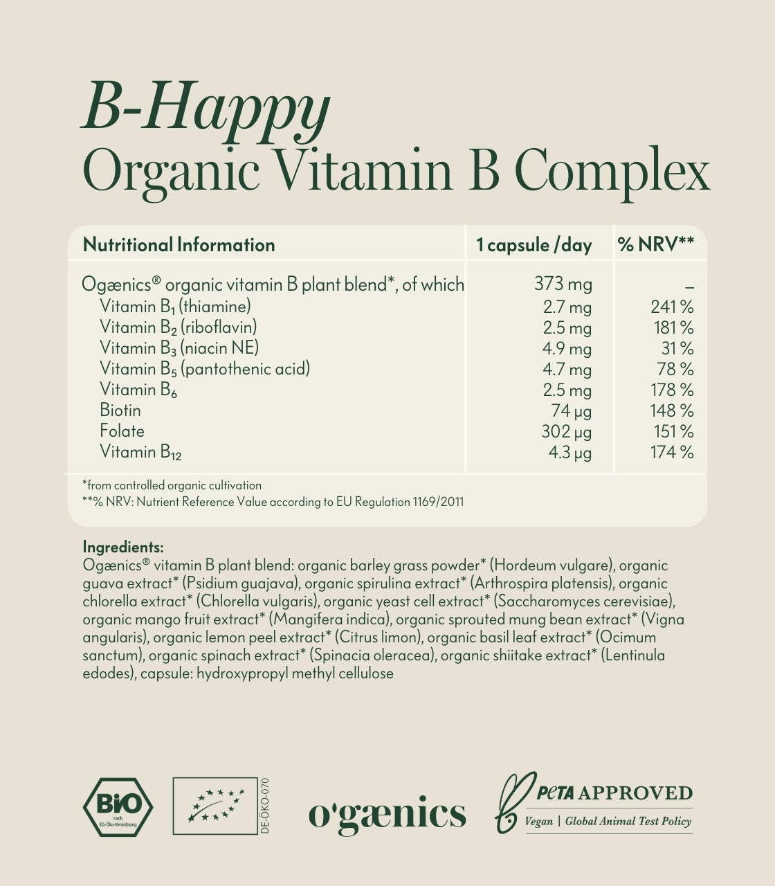 B-HAPPY VITAMIN B-KOMPLEX