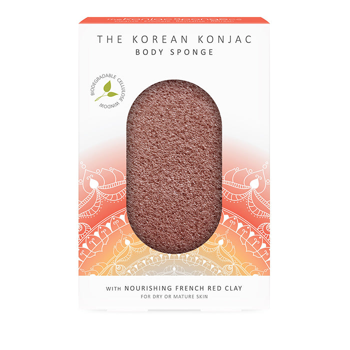 THE MANDALA RED CLAY BODY SPONGE