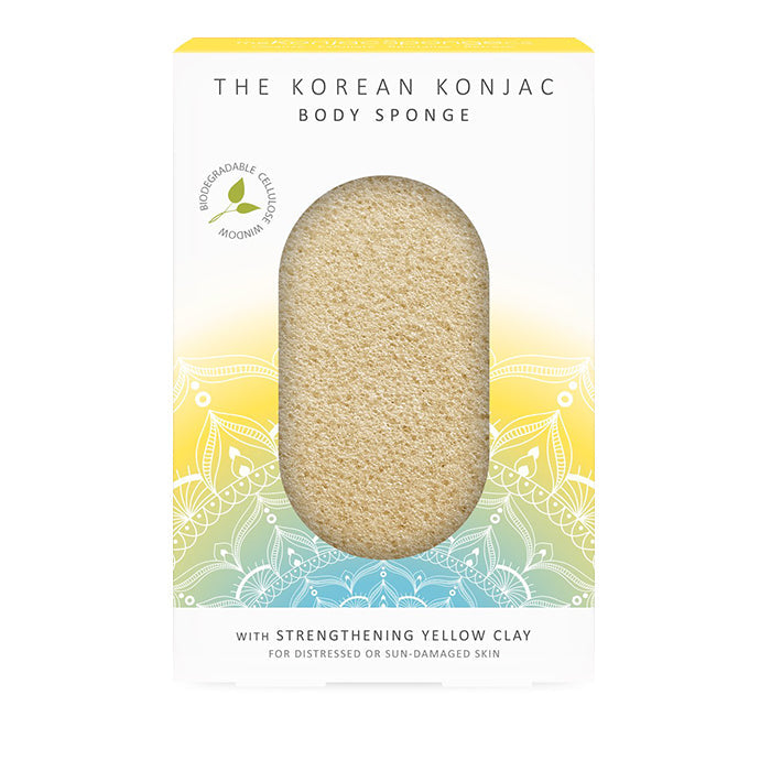 THE MANDALA YELLOW CLAY BODY SPONGE